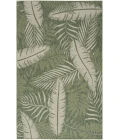 Nourison Garden Oasis Green Ivory GOA02 4 ft. X 6 ft. Rectangle Rug