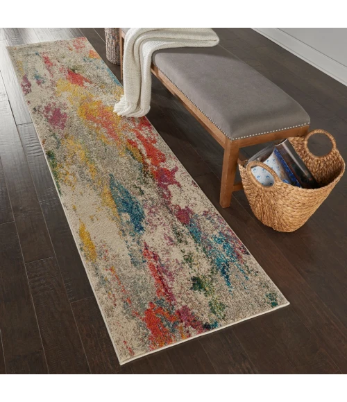 Nourison Celestial Area Rug CES12-Ivory/Multicolor