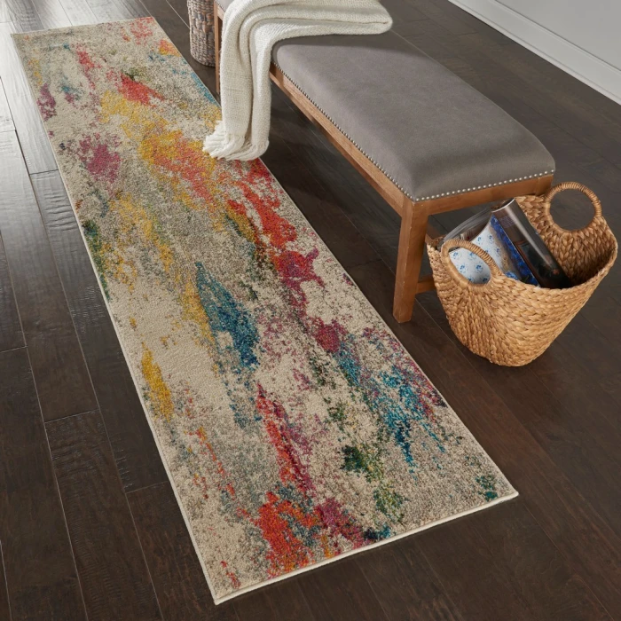 Nourison Celestial Area Rug CES12-Ivory/Multicolor