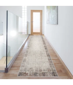 Nourison Home Elation ETN01 Ivory Grey 2 ft. 2 in. X 18 ft. Area Rug