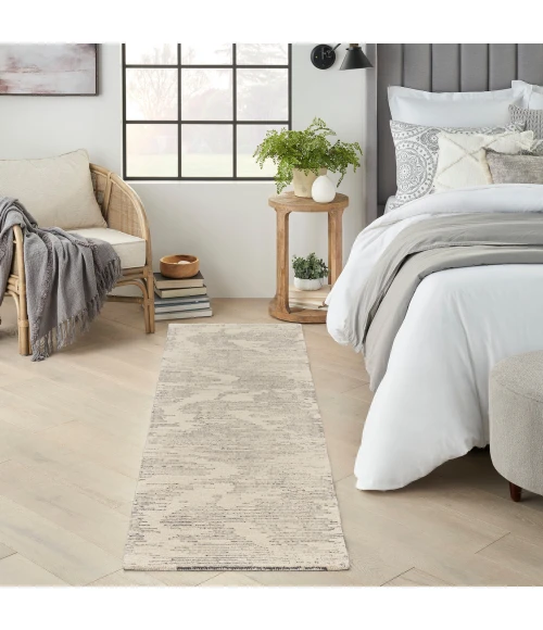 Michael Amini Ma30 Star Area Rug SMR02 Ivory/Grey
