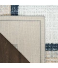 Nourison Dekor Grey Navy DEK06 2 ft. X 4 ft. Rect. Rug