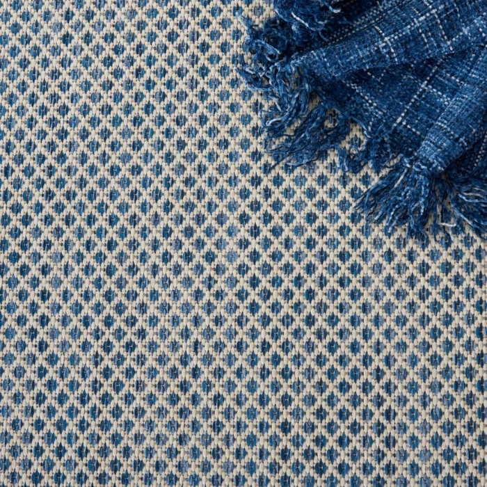 Nourison Courtyard Area Rug COU01-Ivory Blue