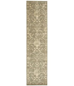 Nourison Home Silk Elements SKE03 Moss 2 ft. 5 in. X 10 ft. Area Rug