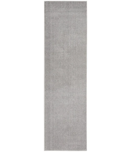 Nourison Essentials Silver Grey Area Rug NRE01-Silver Grey