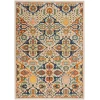 Nourison Home Allur ALR03 Ivory Multicolor 3 ft. X 5 ft. Area Rug