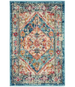 Nourison Home Passion PSN23 Ivory Light Blue 1 ft. 10 in. X 2 ft. 10 in. Area Rug