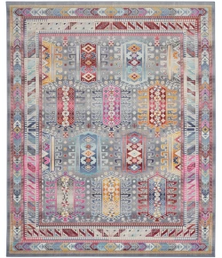 Nourison Home Vintage Kashan VKA06 Grey/Multi 8 ft. 10 in. X 11 ft. 10 in. Area Rug