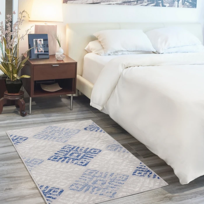 Nourison Whimsicle Area Rug WHS18-Grey Blue