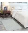 Nourison Courtyard Area Rug COU01 Ivory Aqua 3' x 5'