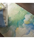Nourison Prismatic Area Rug PRS16 Seafoam 3'9" x 5'9"