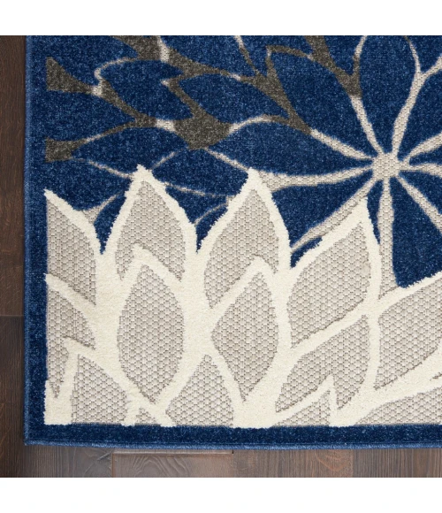 Nourison Aloha Area Rug ALH05-Blue/Multicolor