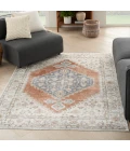 Nourison Astra Machine Washable Area Rug ASW11 Grey/Multi