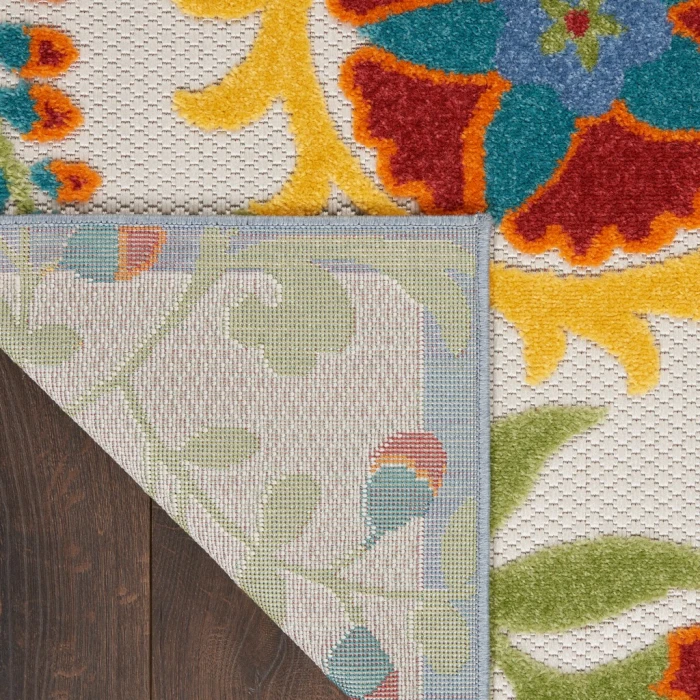 Nourison Aloha Area Rug ALH17-Ivory/Multi