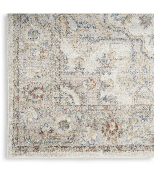 Nourison Astra Machine Washable Grey Multicolor ASW12 10ft. x 14ft. Rect. Rug