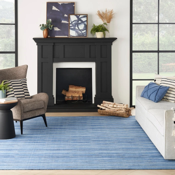 Nourison Interweave Area Rug IWV01 Denim