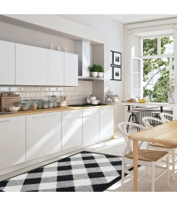 Nourison Home Accent Decor/Xmas 096JP Black White 2 ft. X 3 ft. Area Rug