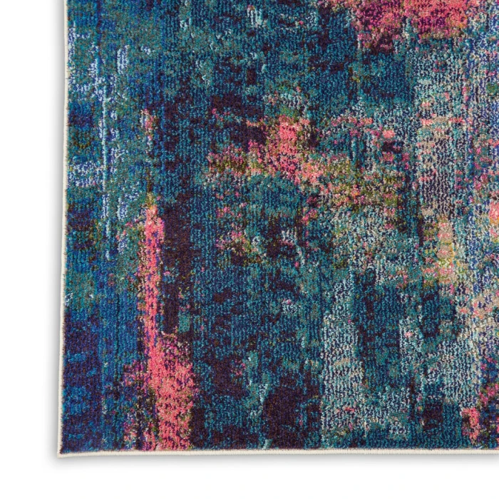 Nourison Celestial Area Rug CES09-Blue/Yellow