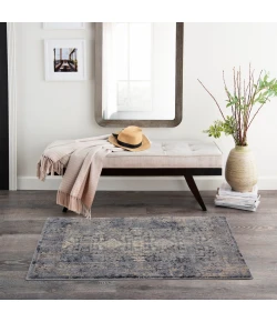 Nourison Home Moroccan Celebration KI3M1 Slate 2 ft. 2 in. X 3 ft. 9 in. Area Rug