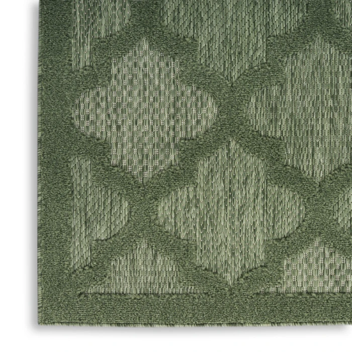 Nourison Home Easy Care Green NES01 2 ft. X 6 ft. Rectangle Rug