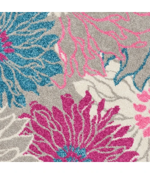 Nourison Passion Round Area Rug PSN17-Grey