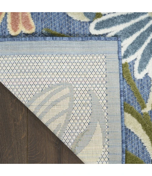 Nourison Aloha Blue Sage ALH33 7 ft. 10 in. X 10 ft. 6 in. Rect. Rug