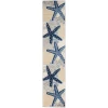 Nourison Home Aloha ALH24 Blue Grey 2 ft. 3 in. X 12 ft. Area Rug