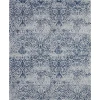 Nourison Home Damask DAS06 Ivory/Navy 8 ft. X 10 ft. Area Rug