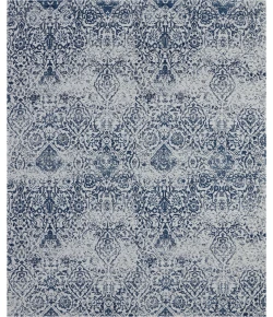 Nourison Home Damask DAS06 Ivory/Navy 8 ft. X 10 ft. Area Rug