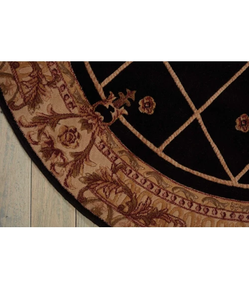 Nourison Ashton House Round Area Rug AS03-Black