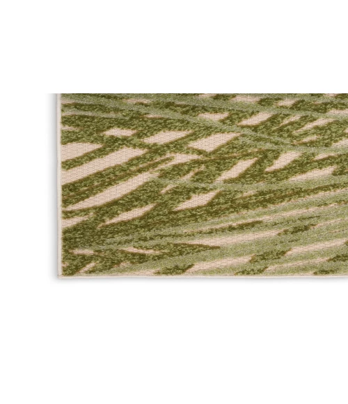 Nourison Aloha Ivory Green ALH41 2 ft. X 6 ft. Rectangle Rug