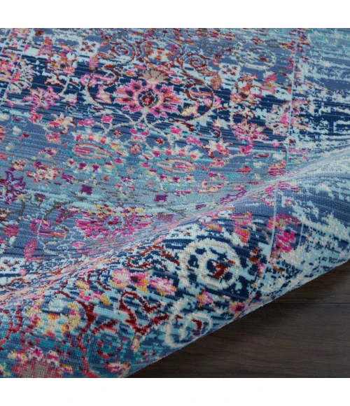 Nourison Vintage Kashan Area Rug VKA02-Blue