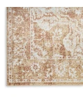 Nourison Astra Machine Washable Rust ASW12 3 ft. 3 in. X 5 ft. Rect. Rug