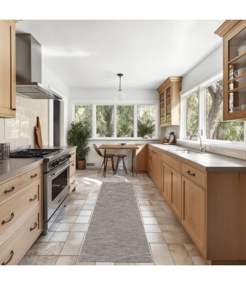 Nourison Washable Solutions Grey/Mocha WSL01 8 ft. Rect. Rug