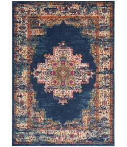Nourison Home Passion PSN03 Navy 5 ft. 3 in. X 7 ft. 3 in. Area Rug