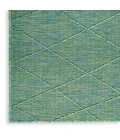 Nourison Washable Solutions Blue/Green WSL01 8 ft. X 10 ft. Rect. Rug