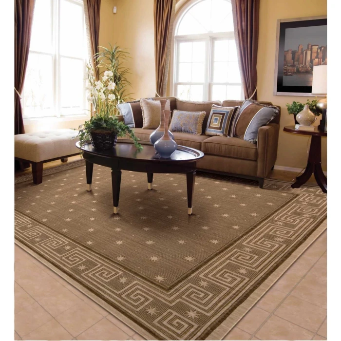 Nourison Home Cosmopolitan Brown CS95 7ft.6in. x 9ft.6in. Rect. Rug