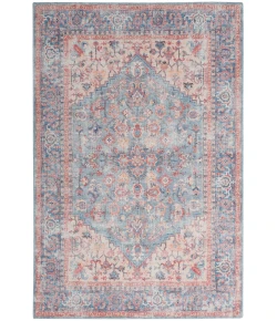 Nourison Home New Concept Washables SR104 Blue Multicolor 4 ft. X 6 ft. Area Rug