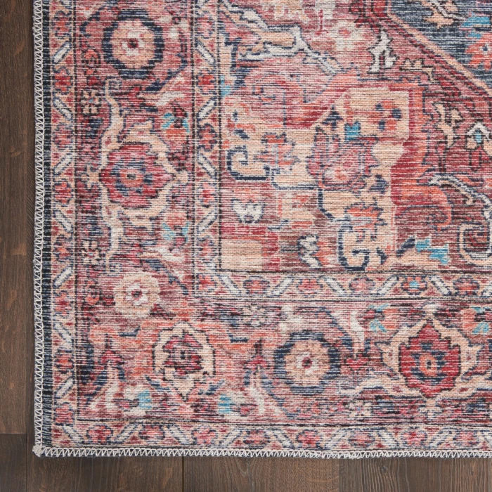 Nicole Curtis Machine Washable Series 1 Area Rug SR101 Multicolor 5' x 7'