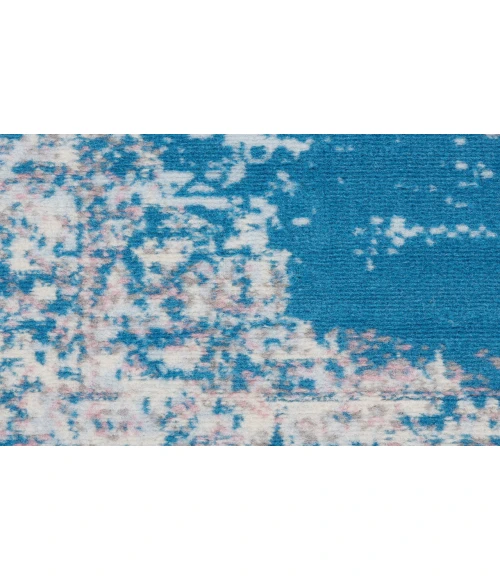 Nourison Grafix Blue GRF14 2 ft. X 6 ft. Rectangle Rug