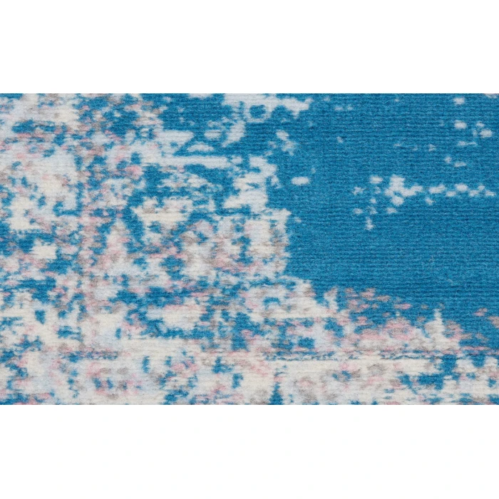 Nourison Grafix Blue GRF14 2 ft. X 6 ft. Rectangle Rug