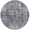 Nourison Home Rustic Textures RUS05 Grey 7 ft. 10 in. Round Area Rug