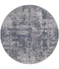 Nourison Rustic Textures Area Rug RUS05 Grey 7'10" Round