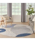 Nourison Aloha Area Rug ALH29 Blue/Grey