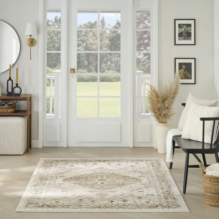 Nourison Home Pardis Cream / Ivory PRD02 4ft. x 6ft. Rect. Rug