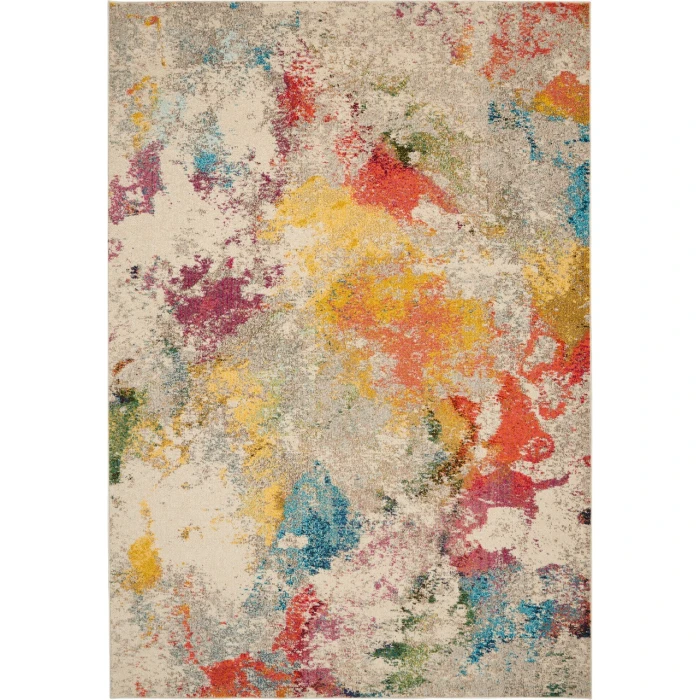 Nourison Celestial Area Rug CES12-Ivory/Multicolor