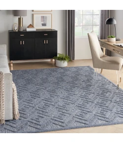 Nourison Home Versatile NRV01 Denim Blue 9 ft. X 12 ft. Area Rug