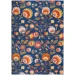 Nourison Home Allur ALR08 Navy Multicolor 5 ft. 3 in. X 7 ft. 3 in. Area Rug