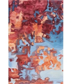 Nourison Home Prismatic PRS13 Blue Flame 3 ft. 9 in. X 5 ft. 9 in. Area Rug