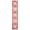 Nourison Home Passion PSN03 Ivory/Fuchsia 2 ft. 2 in. X 10 ft. Area Rug